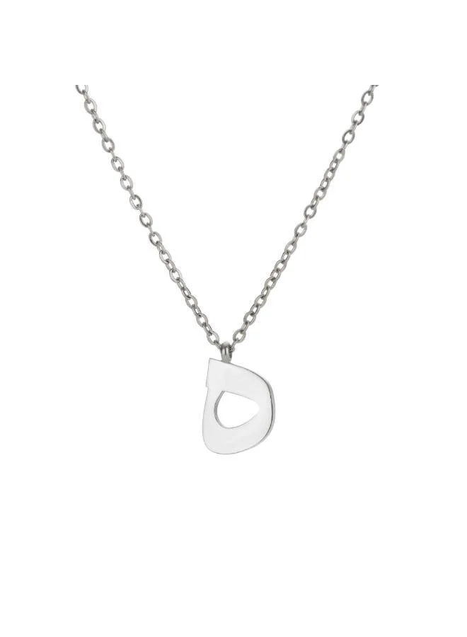 روفو Arabic Letter 'Ha' Necklace 18k Gold Plated