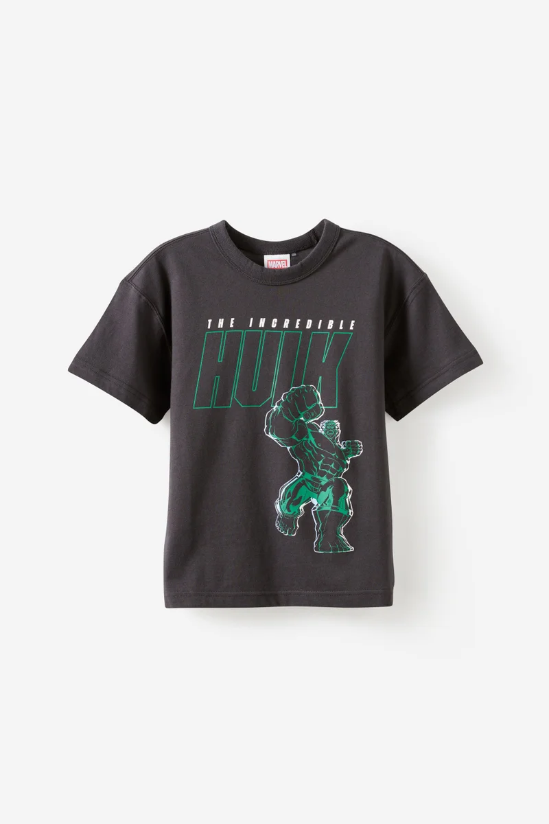 Cotton On The Hulk Marvel Drop Shoulder SS Tee