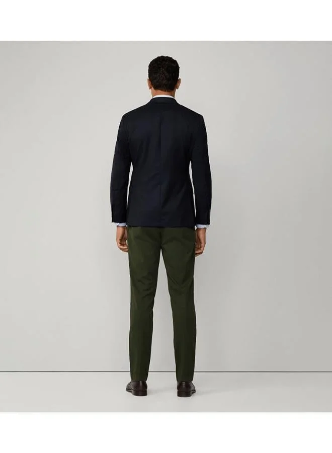 Hackett  Solid Single Breasted Blazer for Men | Best Price UAE