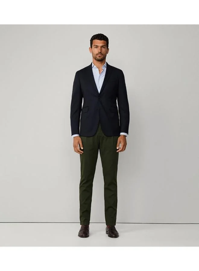 Hackett  Solid Single Breasted Blazer for Men | Best Price UAE