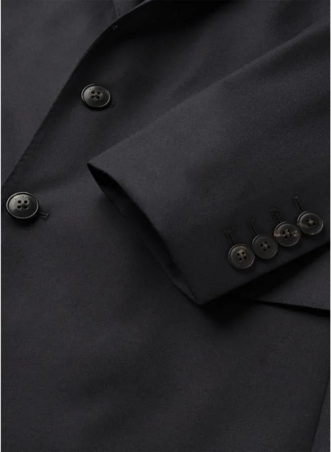 Hackett  Solid Single Breasted Blazer for Men | Best Price UAE