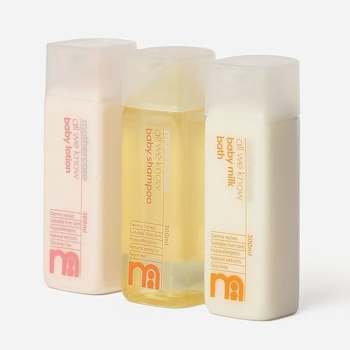 Mothercare Gift Set for Babies | Baby Gift Box (Pack of 3) | Bath Milk, Lotion, Shampoo 300ml Each & Hair Comb | - Image 4