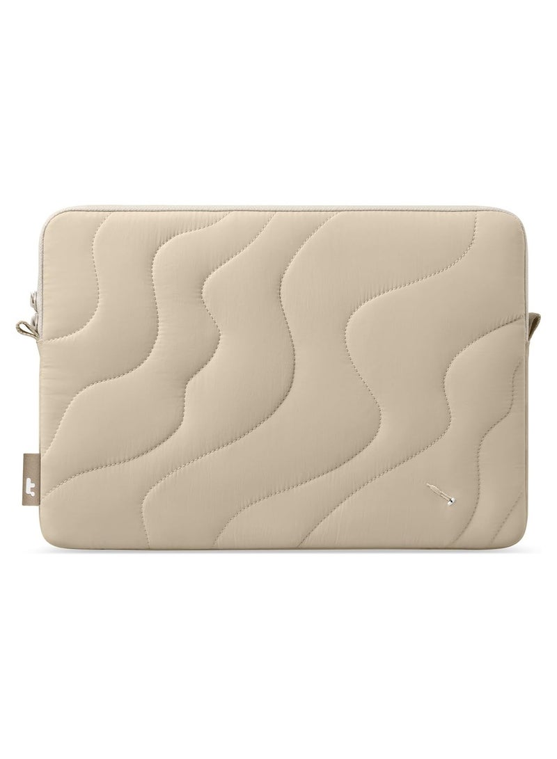 Tomtoc Terra-A27 360 Protective Puffy Laptop Sleeve for 14-inch MacBook Pro M4/M3/M2/M1 Pro/Max A3112 A3401 A3185 A2992 A2918 A2779 2024, 13.5/13.8-inch Surface Laptop 7(Copilot+ PC)/6/5/4/3 Eco-Friendly Laptop Sleeve - Image 1