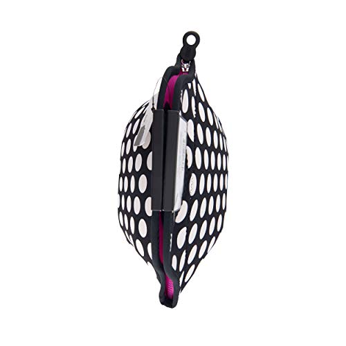 BUILT Gourmet Getaway Soft Neoprene Lunch Tote Bag - Lightweight, Insulated and Reusable, One Size, Big Dot Black & White - Image 5