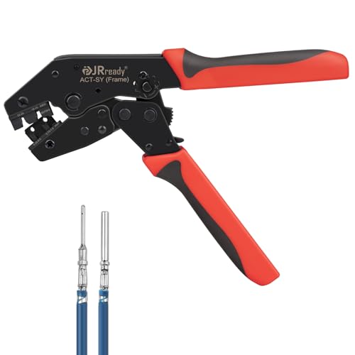 JRready Deutsch Crimp Tool DTM 20 Stamped Contacts ACTSY20DTMS Deutsch Open Barrel Terminal Crimping Tool DTM Connector Kit 1622AWG - Image 1