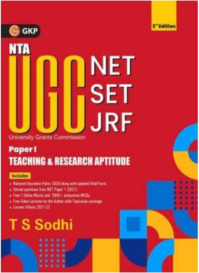 NTA UGC (NET/SET/JRF ) 2022 Paper I - Teachin  - Image 1