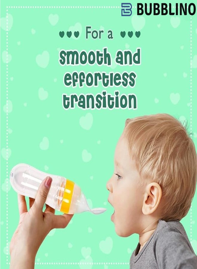 Bubblino SpoonSip Feeder | Dual Tip Baby Feeding Spoon with Straw | Soft Silicone Design for Infants & Toddlers | Easy Grip Handle, Gentle on Gums, Ideal for Purees, Liquids and First Foods - Image 4