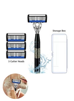 Generic Razor with 3 Seven-layer Blades, Chinoiserie Beard Trimmer KSA ...