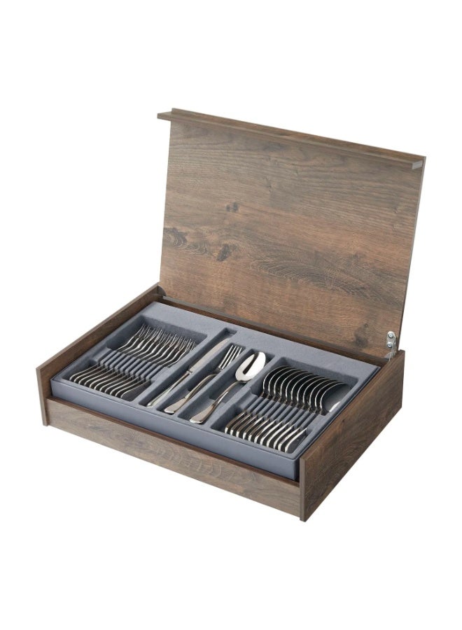 Amefa Drift Dessert Fork Set of 12 Pieces 18/10 Stainless Steel High Mirror Finish Elegant Teardrop Handle Design with Chamfered Edges Premium Dessert Forks for Cakes Pastries Fruits Fine Dining Tableware Dishwasher Safe Luxury Cutlery Set for Home Restaurants Hotels Catering Silver Color Modern Timeless Design Smooth Balanced Grip Durable Rust Resistant Polished Finish European Quality Cutlery Ideal for Daily Use and Special Occasions Dessert Table Serving Amefa Premiere Collection - Image 4