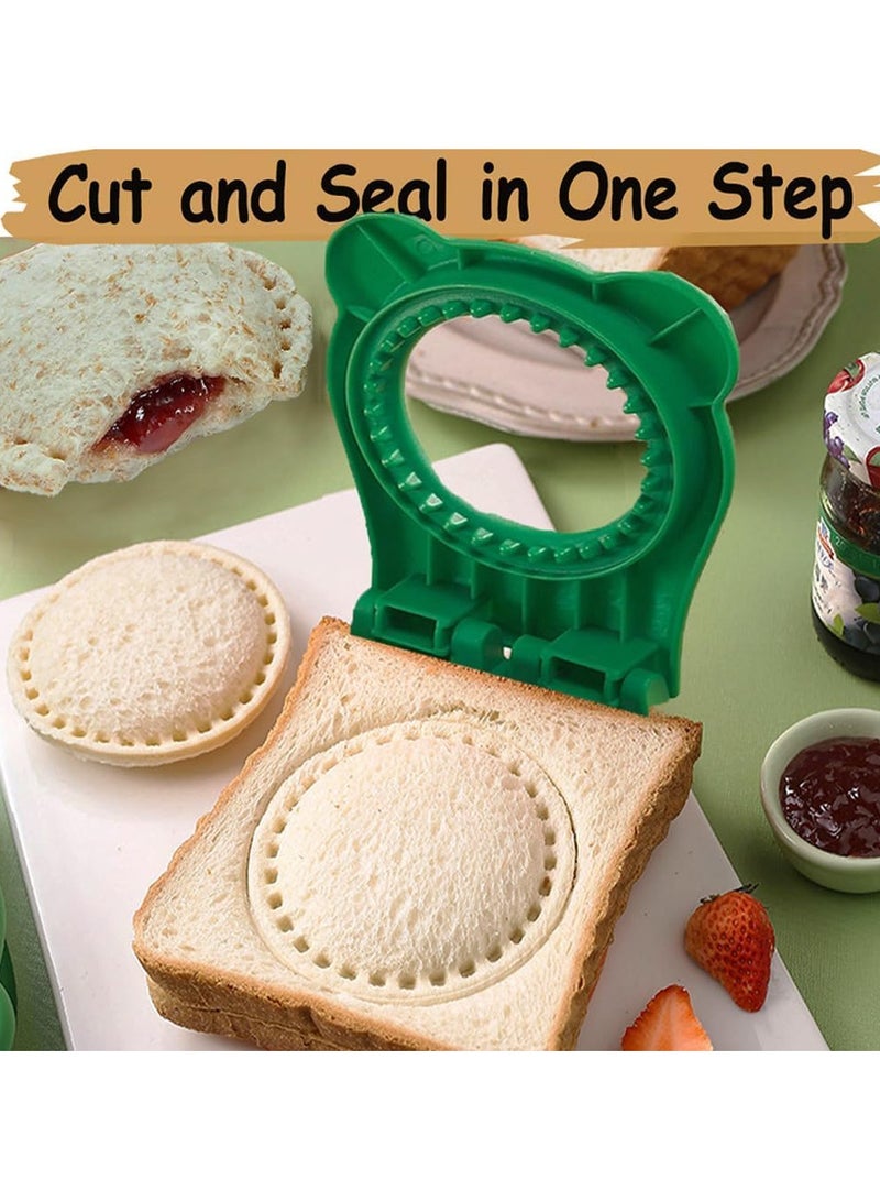 قطاعة حافة الخبز وصانعة الساندوتشات ذات شكل دائري ومتعددة الألوان ومتنوعة بشكل عشوائي - Image 1