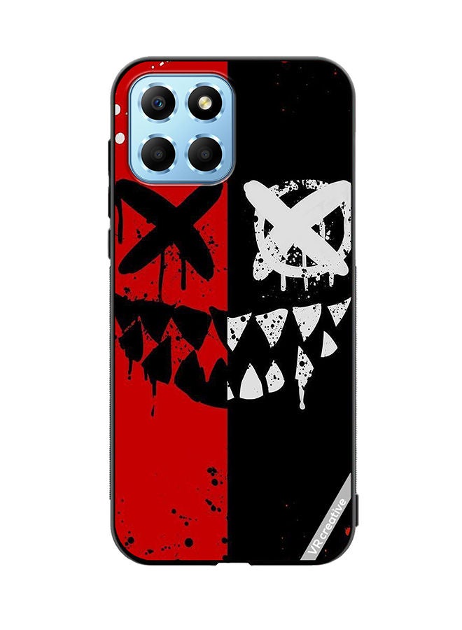 VR CREATIVE Protective Case Cover For Honor X8 5G Neon Square Design Multicolour - Image 1