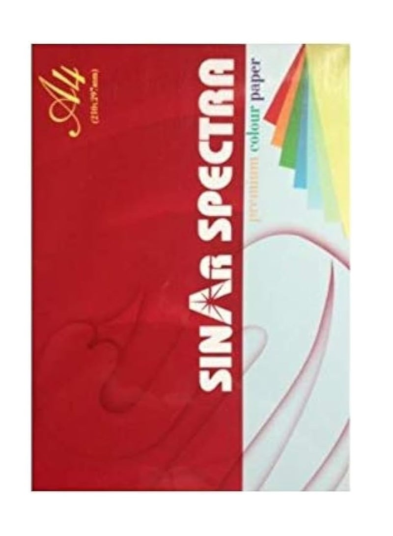 SINAR SPECTRA 100-Sheets A4 297 x 210 mm 80gsm Paper Cream Color - Image 2