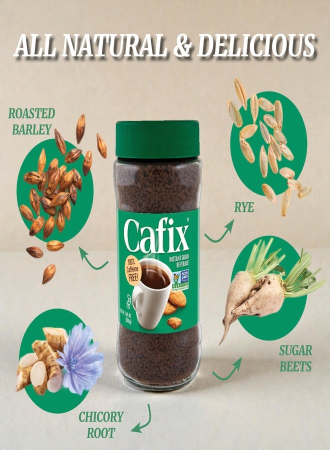 Cafix All Natural Instant Chicory Coffee Alternative, Great-Tasting, Rich and Bold, Zero Caffeine - 7.05oz Jar (Pack of 1) - Image 3