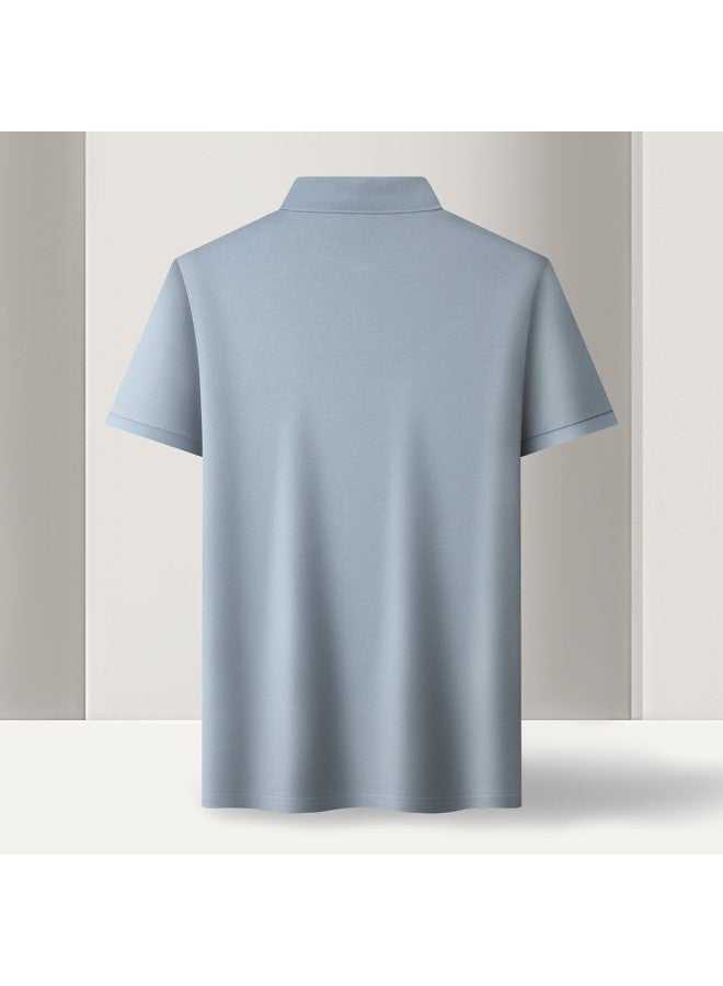 Fomoce men's Breathable & Comfortable Short-sleeve Polo Shirt For Summer - Image 5
