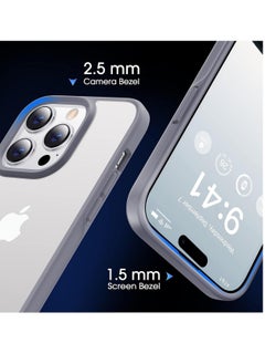 Generic Compatible with iPhone 14 pro max Clear Case Shockproof PC Soft Silicone [Anti-Yellowing] TPU Bumper Protective Cover (gray)  - Image 4