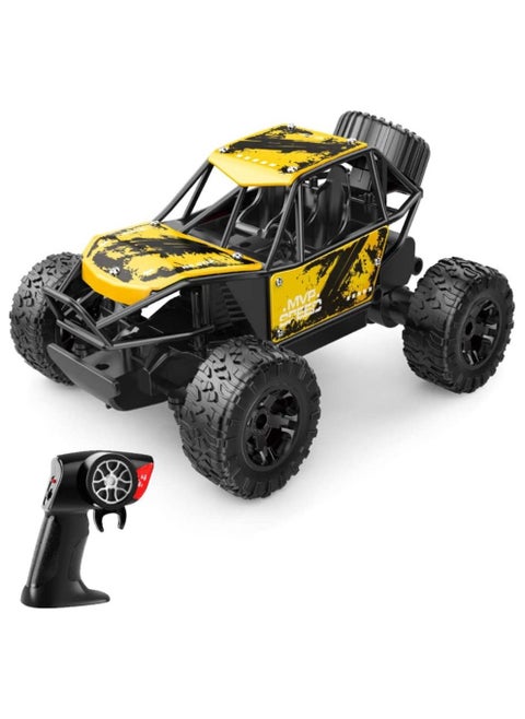 RC Cars High-speed Drift Off-road Remote-Control Car with Suspension System, Aluminum Alloy RC Monster Truck Cars Boys Gifts Birthday Gift for Kids