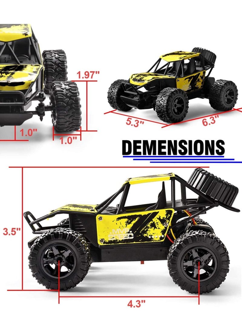 Swift RC Cars High-speed Drift Off-road Remote-Control Car with Suspension System, Aluminum Alloy RC Monster Truck Cars Boys Gifts Birthday Gift for Kids  - Image 3