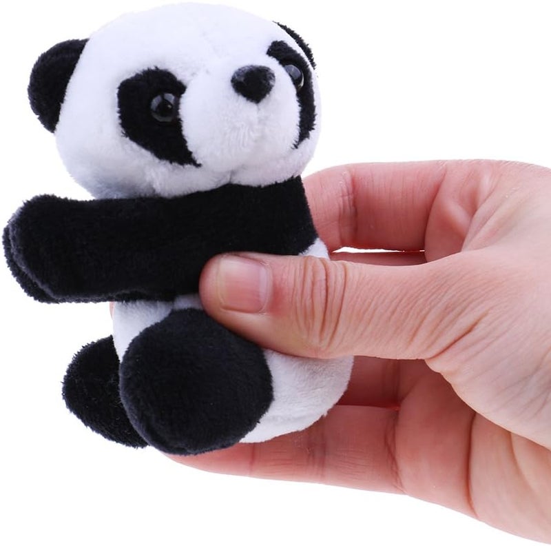 Yiphates 2Pcs Plush Animal Clip Clip-On Critter Panda Clip Note Clip Stand Photo Holder Stand Memo Clip for Home Office Use - Image 2
