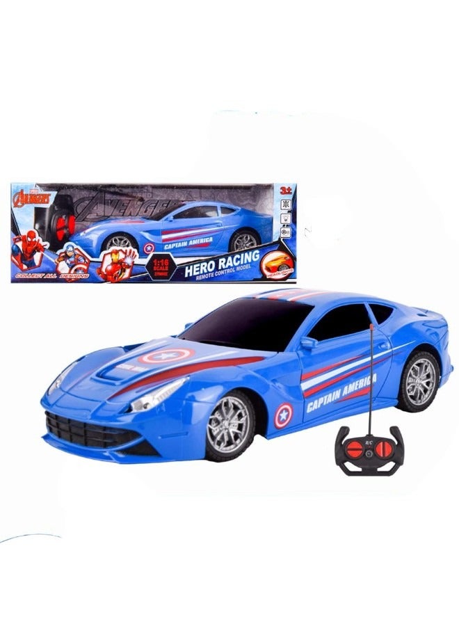 High Speed Drift Rc Car 4WD Toy Remote Control Vehicle Car Avengers Hero Captain America RC Toy Car For Boys