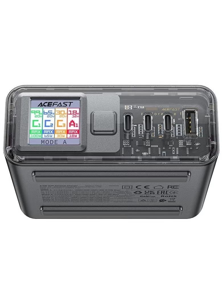 ACEFAST 200W USB-C Charging Station – 6-Port Fast Charger Hub with PowerIQ Technology - Image 2