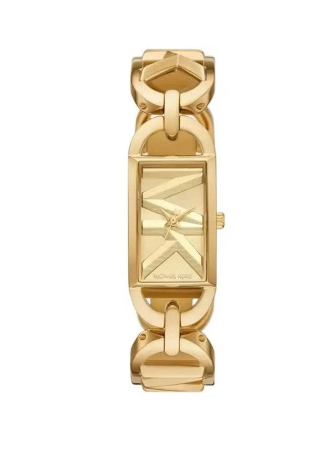 MK Morse MK Michael Kors Classic Women's Fashion Multi functional Alloy rectangle Quartz Watch Stainless Steel Strap - Image 1