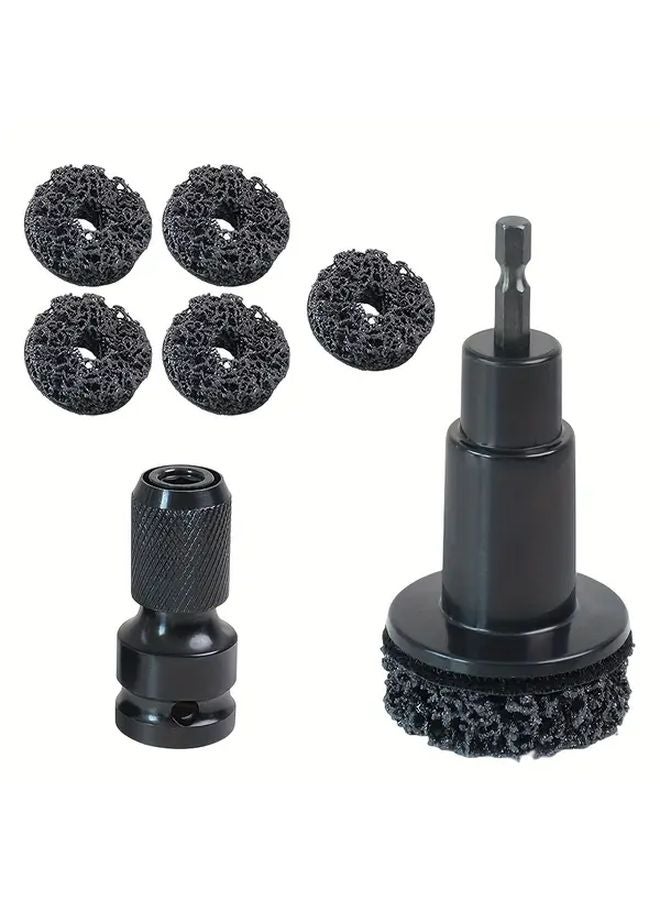 Brake Rotor Rust Removal Tool Set With 2 Tools And 6 Grinding Heads - Image 1