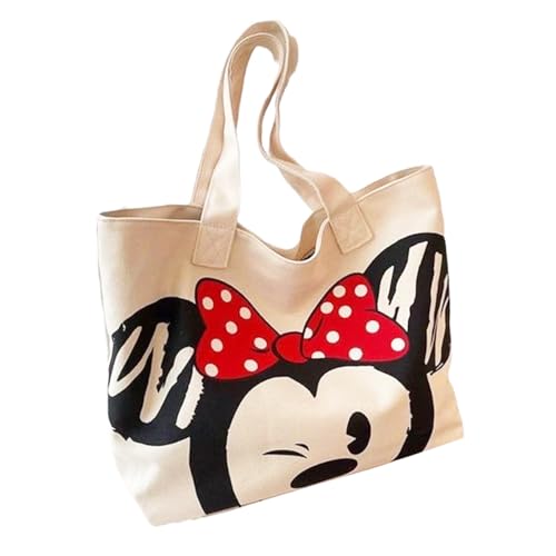 Charmory Cute Tote Bag gift bag Party favor for Women, Reusable Canvas Tote Bag for Work Beach Travel with Zipper and Inner Pocket - Image 1