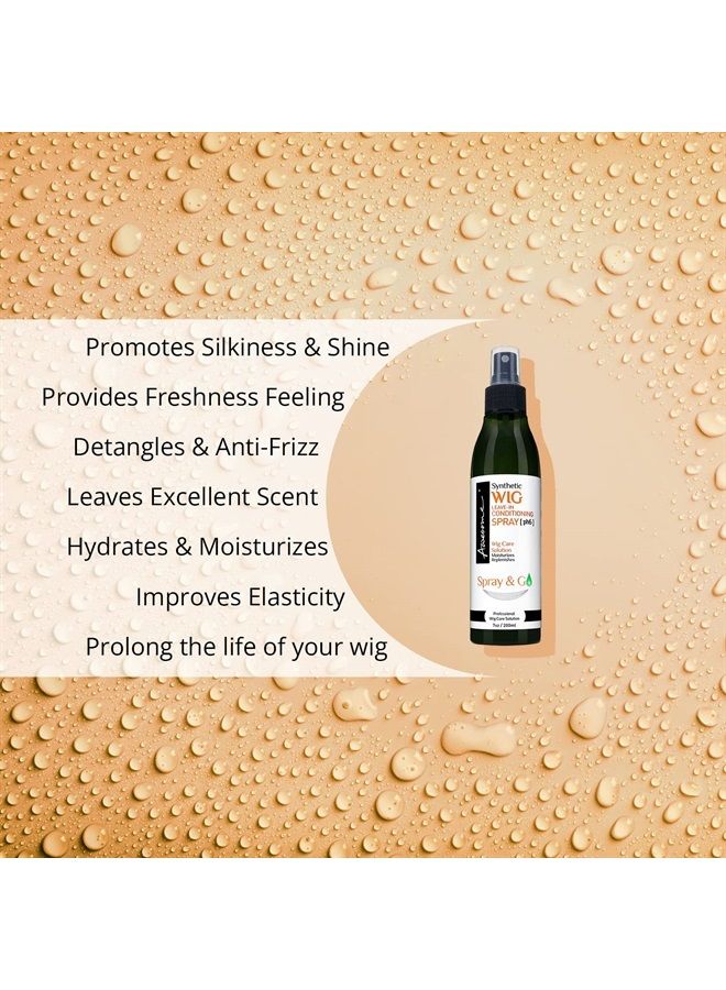 Awesome Synthetic Wig Leave-in Conditioner Spray, pH6, Professional Wig Care Solution, Detangle Spray, Moisturizes & Replenishes Synthetic Wigs, Easy Combing, Contains Coconut Oil, 7 fl oz - Image 5