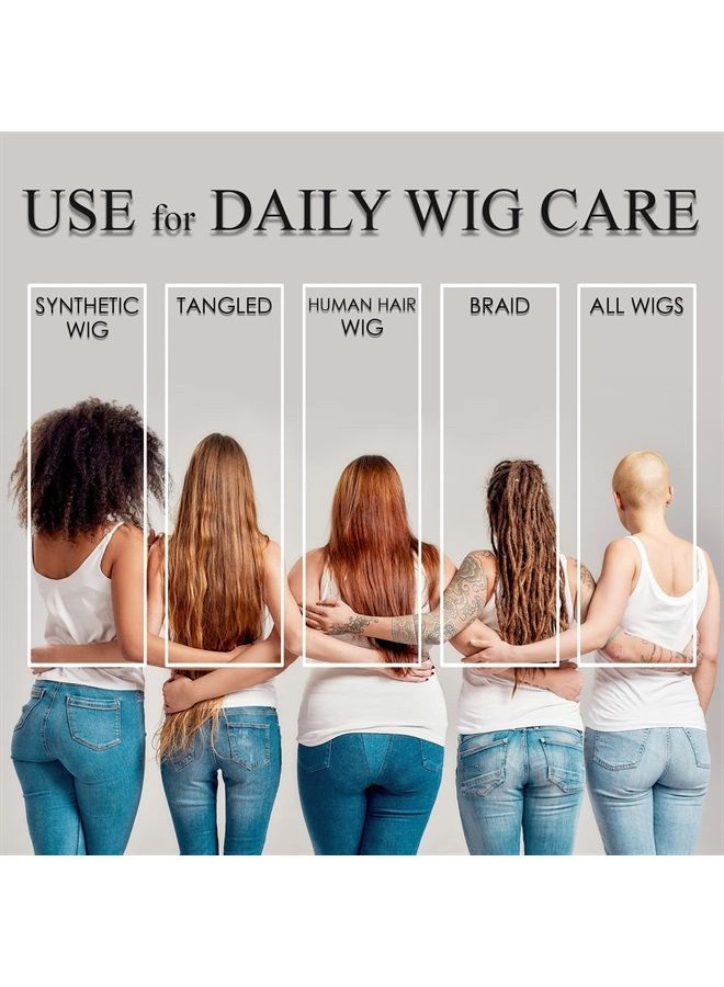 Awesome Synthetic Wig Leave-in Conditioner Spray, pH6, Professional Wig Care Solution, Detangle Spray, Moisturizes & Replenishes Synthetic Wigs, Easy Combing, Contains Coconut Oil, 7 fl oz - Image 2