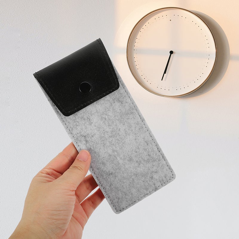 8 Pcs Glasses Storage Bag Anti-scratch Glasses Sleeve Sunglasses Sleeve Case Felt Bag - Image 2