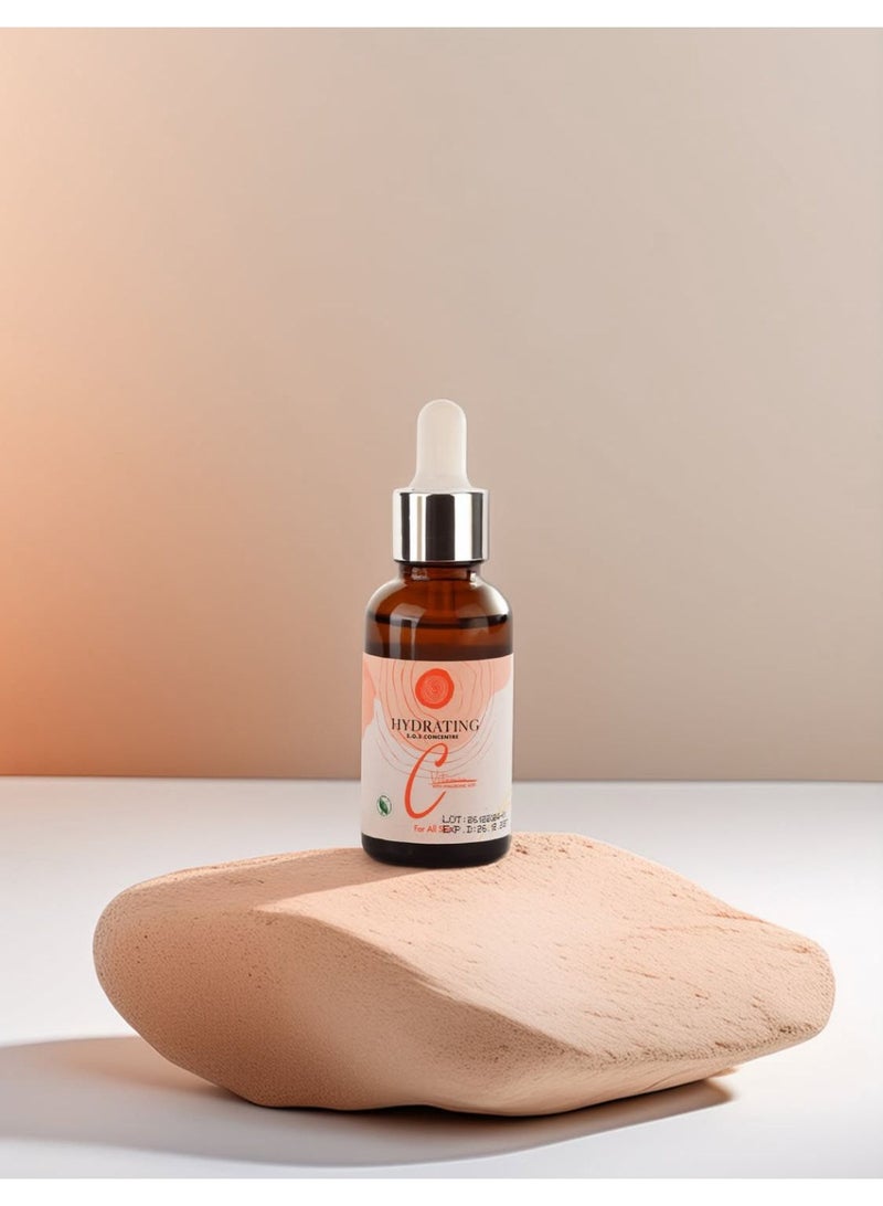 SHEIDA Hydrating S.O.S Concentre Vitamin C Face Serum With Hyaluronic Acid - Dark Spot Removing Serum, Vitamin C Serum with Ferulic Acid and Vitamin E - Anti-Aging and Brightening Serum, Pure Vitamin C Skin Care Serum-30ml - Image 5