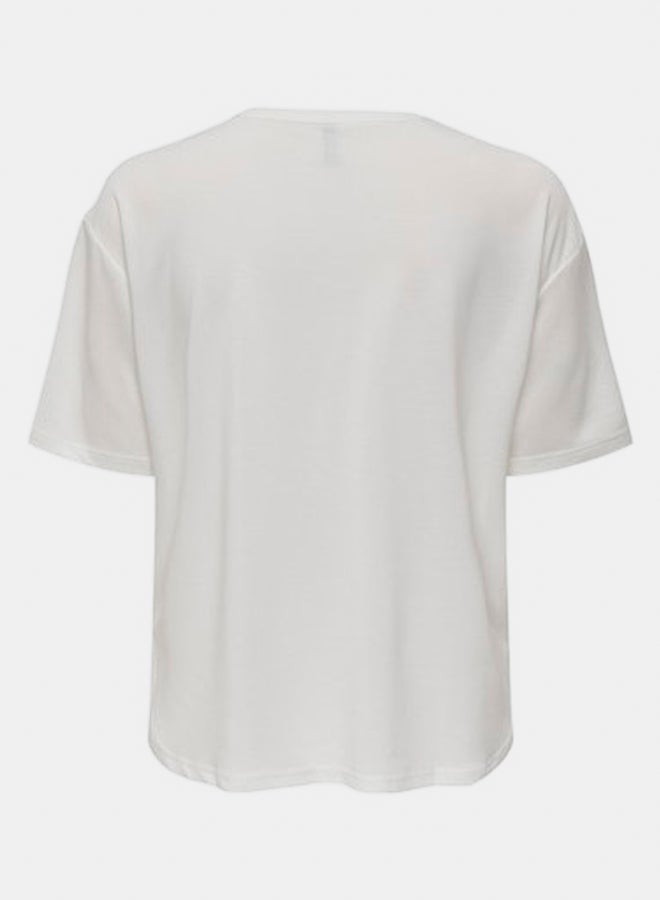 ONLY ONLY Womens Free Life Shortsleeve Botanical Top  - Image 2
