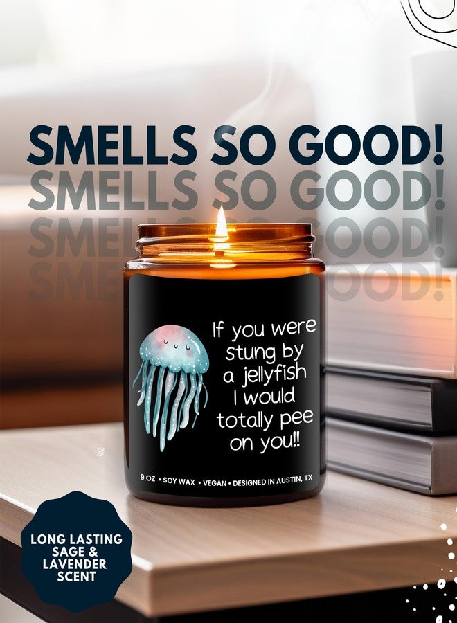 Rosa Vila Funny Friendship Candle, If You were Stung by a Jellyfish, Funny Gifts for Friends Adult Humor, Best Friends Gifts for Friend Women Unique, Birthday, Christmas, Gift-Ready - Image 5
