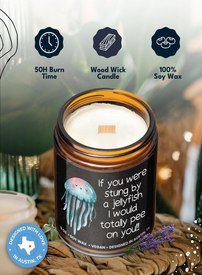 Rosa Vila Funny Friendship Candle, If You were Stung by a Jellyfish, Funny Gifts for Friends Adult Humor, Best Friends Gifts for Friend Women Unique, Birthday, Christmas, Gift-Ready - Image 2
