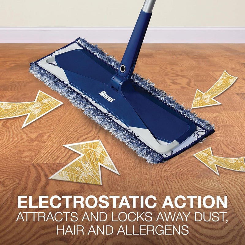 Bona Microfiber Dusting Pad for Multi-Surface Floors - Fits all Bona Mops - Attracts and Picks Up Dust, Pet Hair, and Dirt on Wood, Stone, Tile, Laminate, and Vinyl Floors Market popular practical build - Image 2