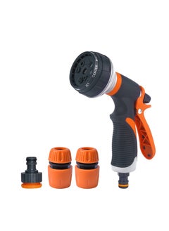 MIXDE Garden Hose Spray,8 Adjustable Patterns Water Gun,High Pressure Spray Nozzle Perfect For Watering Plants,Car Washing  - Image 2
