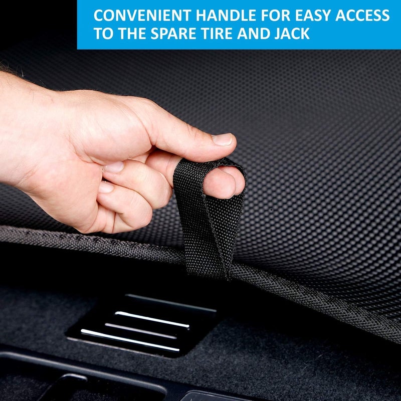 CLIM ART Custom Fit Cargo Liner for Dodge Durango 2011-2023 - Honeycomb Waterproof & Dirtproof Trunk Mat - Image 5