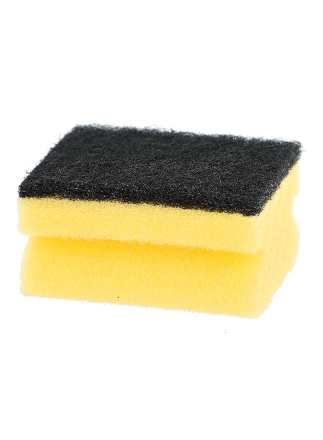 Vileda 9-Piece Glitzi Cleaning Sponge Black and Yellow  14.6 x 21.2 x 9.6 cm V036 - Image 4
