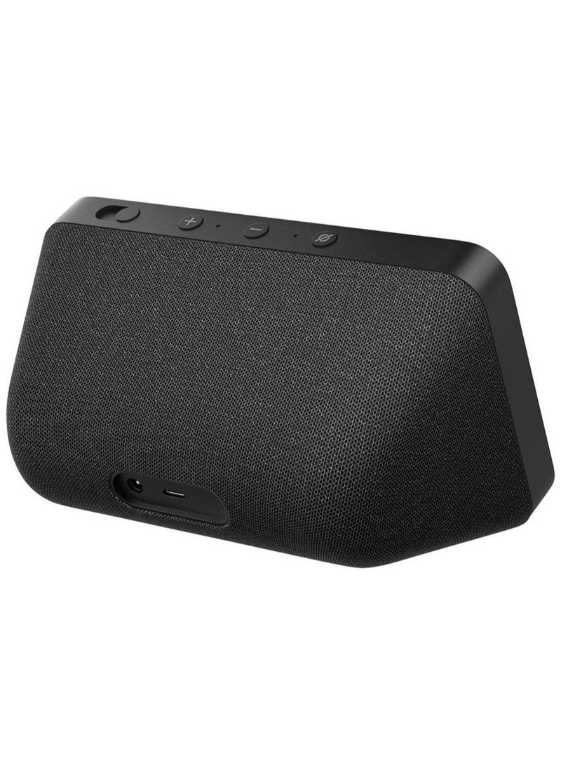 REBENUO Smart Home Systems 5 | (3rd Gen 2023 release) Smart Display & alarm clock with clearer sound  Use your voice to control smart home devices play music or Quran & more (speaks Khaleeji) black - Image 3