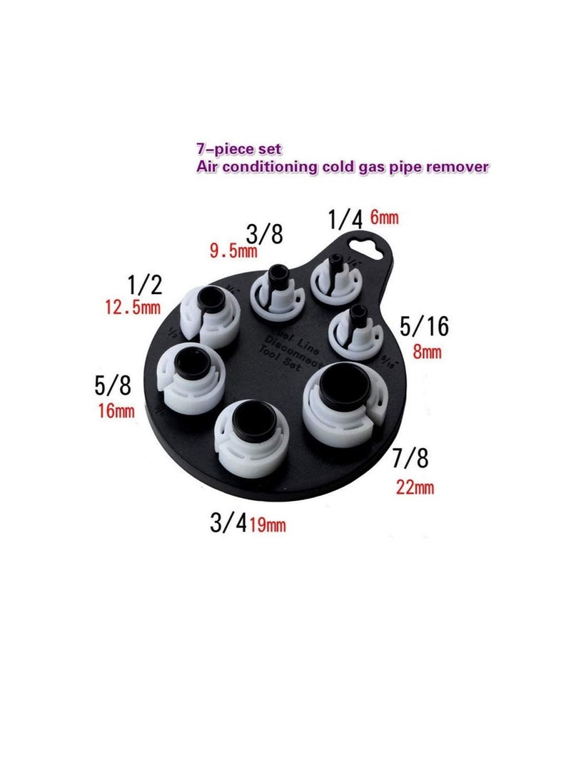 JE JE Tech AC & Fuel Line Disconnect Tool Set - Air Conditioner & Fuel Line Quick Disconnect Tool Kit - Transmission Oil and AC Spring Pipe Line Coupling Kit - 1/4" to 7/8" Inch  - Image 3