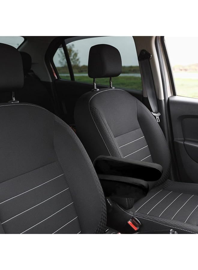 erorex 2 Universal Car Armrest Cover Car Front Seat Armrest Cover Elastic Armrest Protector Car Chair Armrest Cover Replacement Kit Car Seat Accessories  - Image 5