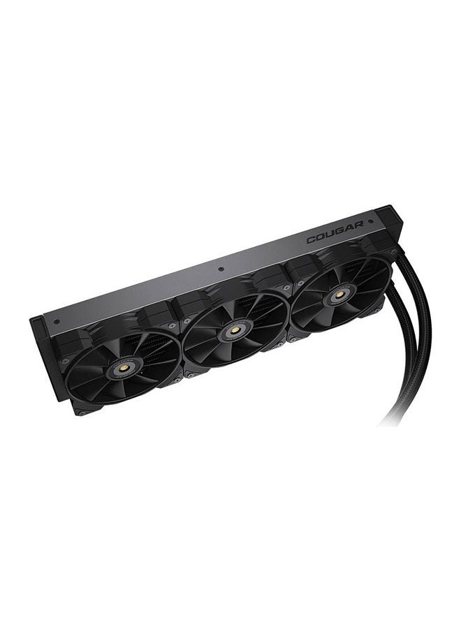 Cougar Poseidon GT 360 ARGB AIO Liquid CPU Cooler, 2000 RPM PWM Fans, 4.24 mmH2O, 82.48 CFM Air Flow, Rotatable Water BlockZrO₂ Bearing, 2510-3Pin, LGA 115X 1700, AMD AM5 / AM4, Black | GT 360 ARGB  - Image 3