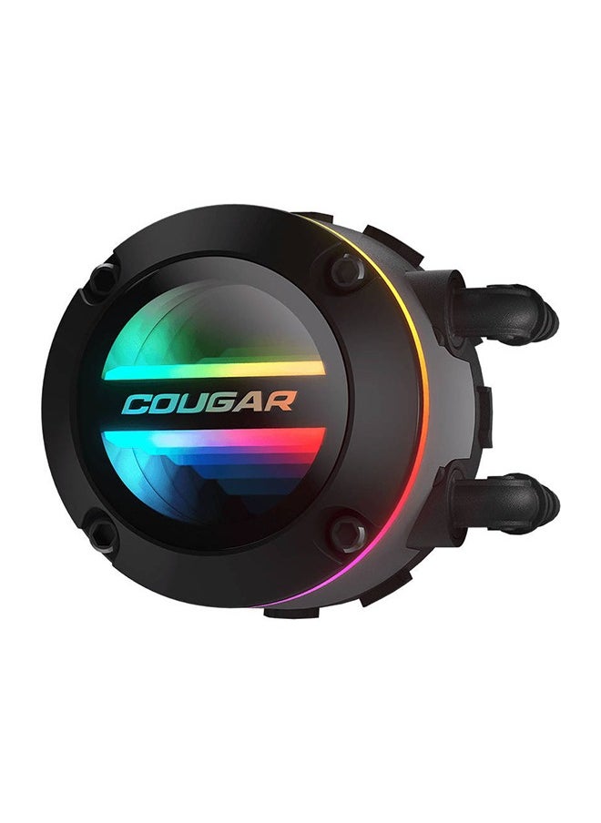 Cougar Poseidon GT 360 ARGB AIO Liquid CPU Cooler, 2000 RPM PWM Fans, 4.24 mmH2O, 82.48 CFM Air Flow, Rotatable Water BlockZrO₂ Bearing, 2510-3Pin, LGA 115X 1700, AMD AM5 / AM4, Black | GT 360 ARGB  - Image 4
