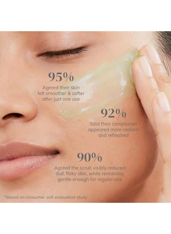 ClayCo Matcha Enzyme Face Scrub with AHA + BHA for Gentle Exfoliation, Deep Pore Cleansing, Blackhead Removal, Skin Brightening & Texture Refining for Oily, Acne-Prone & Combination Skin | 70 g - Image 5