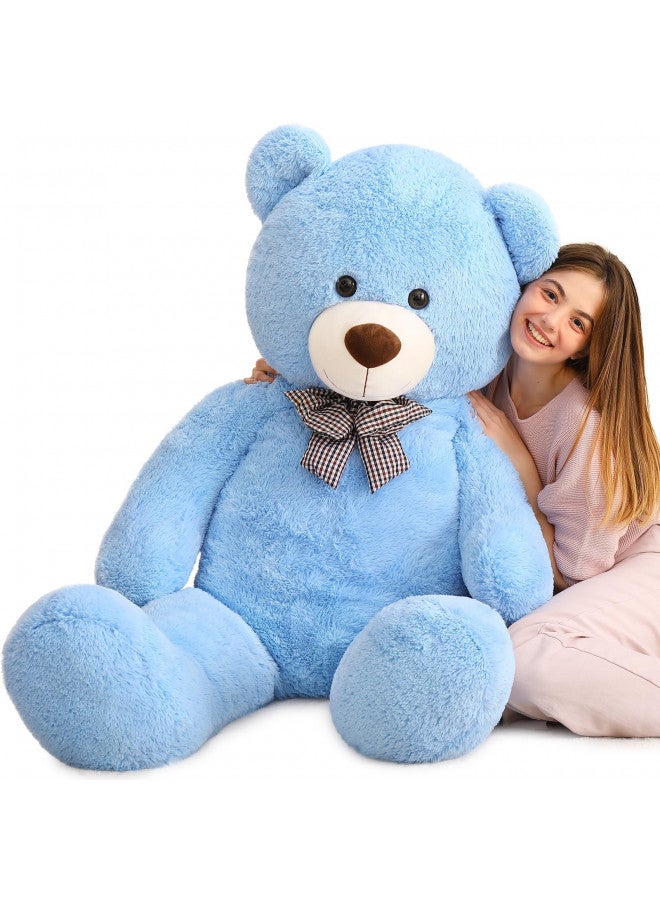 MaoGoLan دب تيدي الأزرق الكبير ماو غولان 55 بوصة دب ضخم عملاق محشو للأولاد والبنات - Image 1