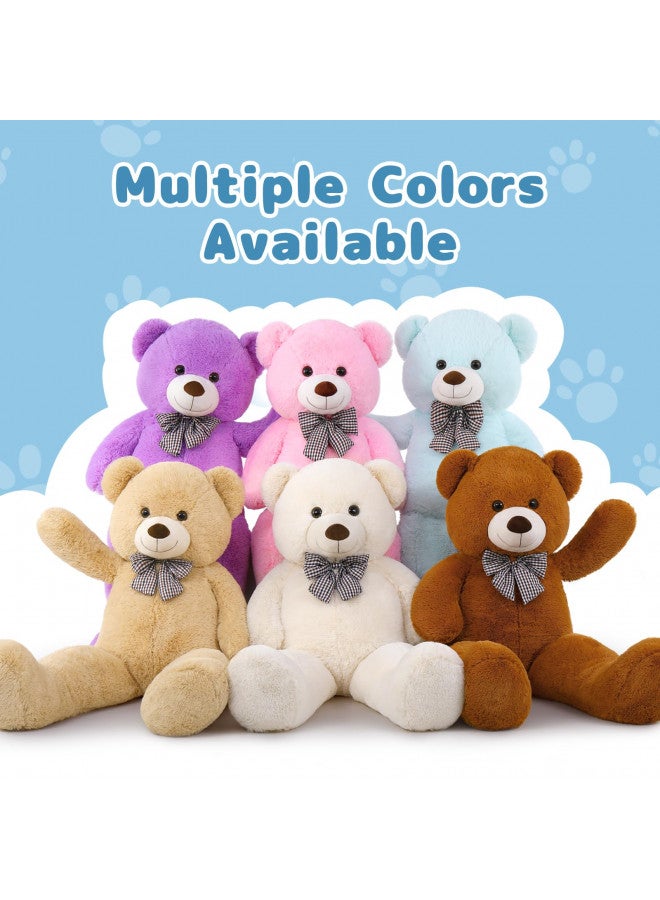 MaoGoLan دب تيدي الأزرق الكبير ماو غولان 55 بوصة دب ضخم عملاق محشو للأولاد والبنات - Image 5