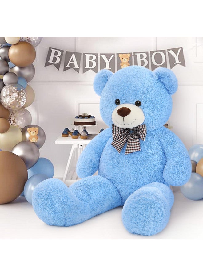 MaoGoLan دب تيدي الأزرق الكبير ماو غولان 55 بوصة دب ضخم عملاق محشو للأولاد والبنات - Image 2