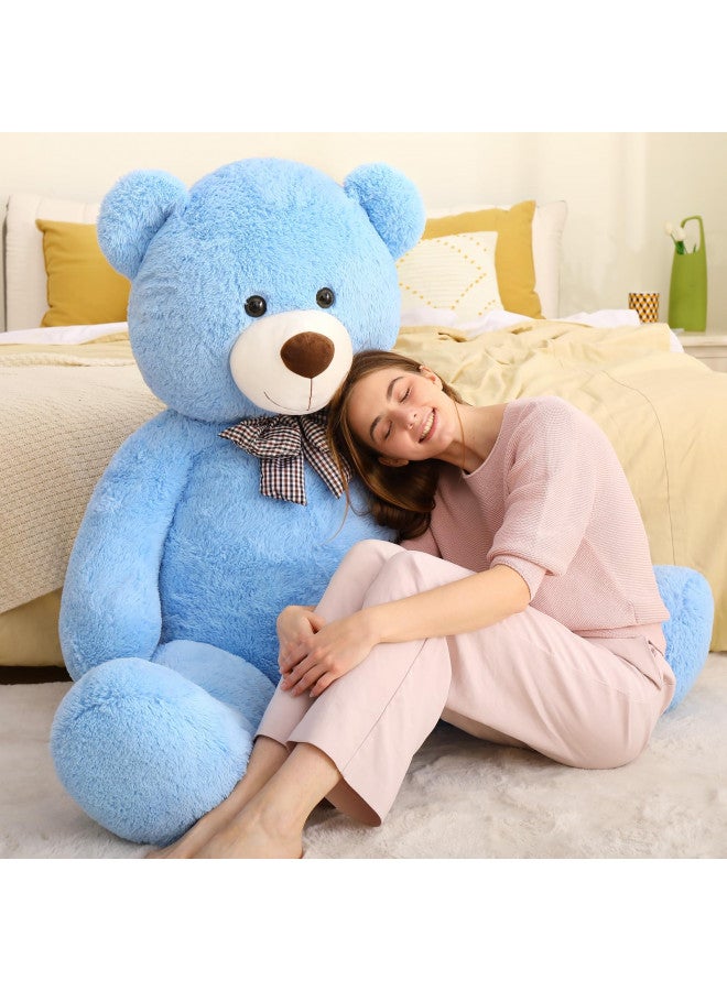 MaoGoLan دب تيدي الأزرق الكبير ماو غولان 55 بوصة دب ضخم عملاق محشو للأولاد والبنات - Image 3