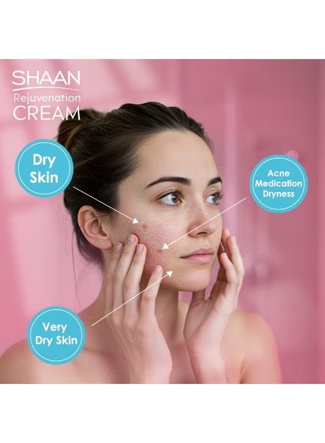 شان كريم شان للتجديد (120 جم) – مرطب للوجه والجسم للبشرة الجافة والحساسة - Image 4