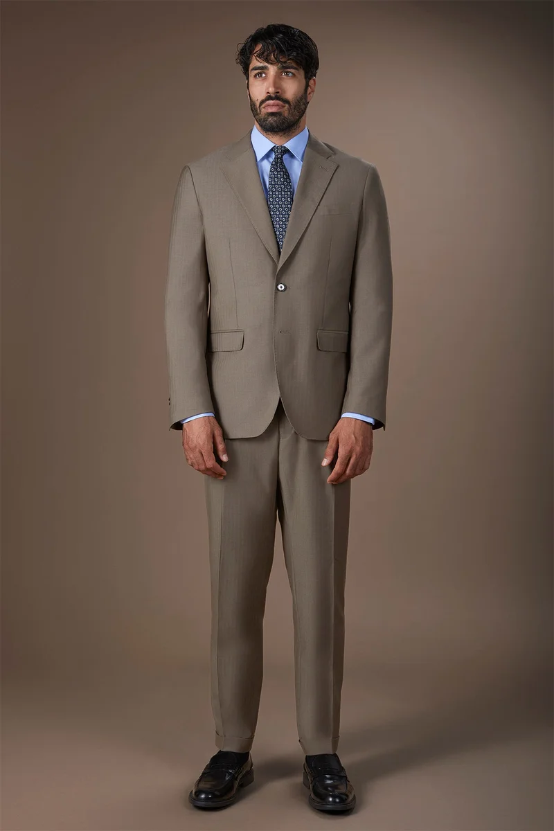 Doppelganger  Men's single-breasted suit - Nut for Men | Best Price UAE